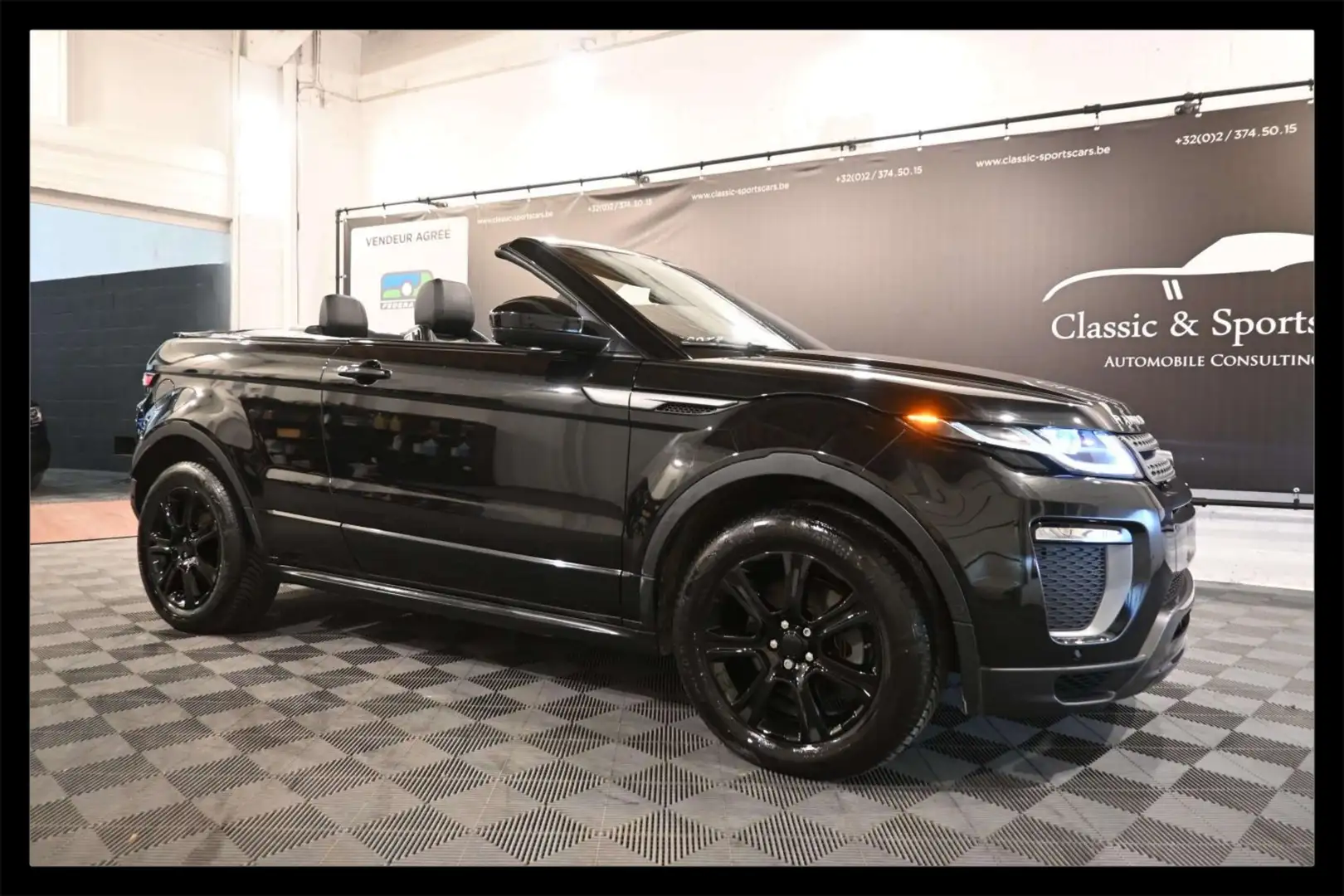 Land Rover Range Rover Evoque Cabriolet 2.0 TD4 4WD HSE DYNAMIC / BLACK EDITION Noir - 1