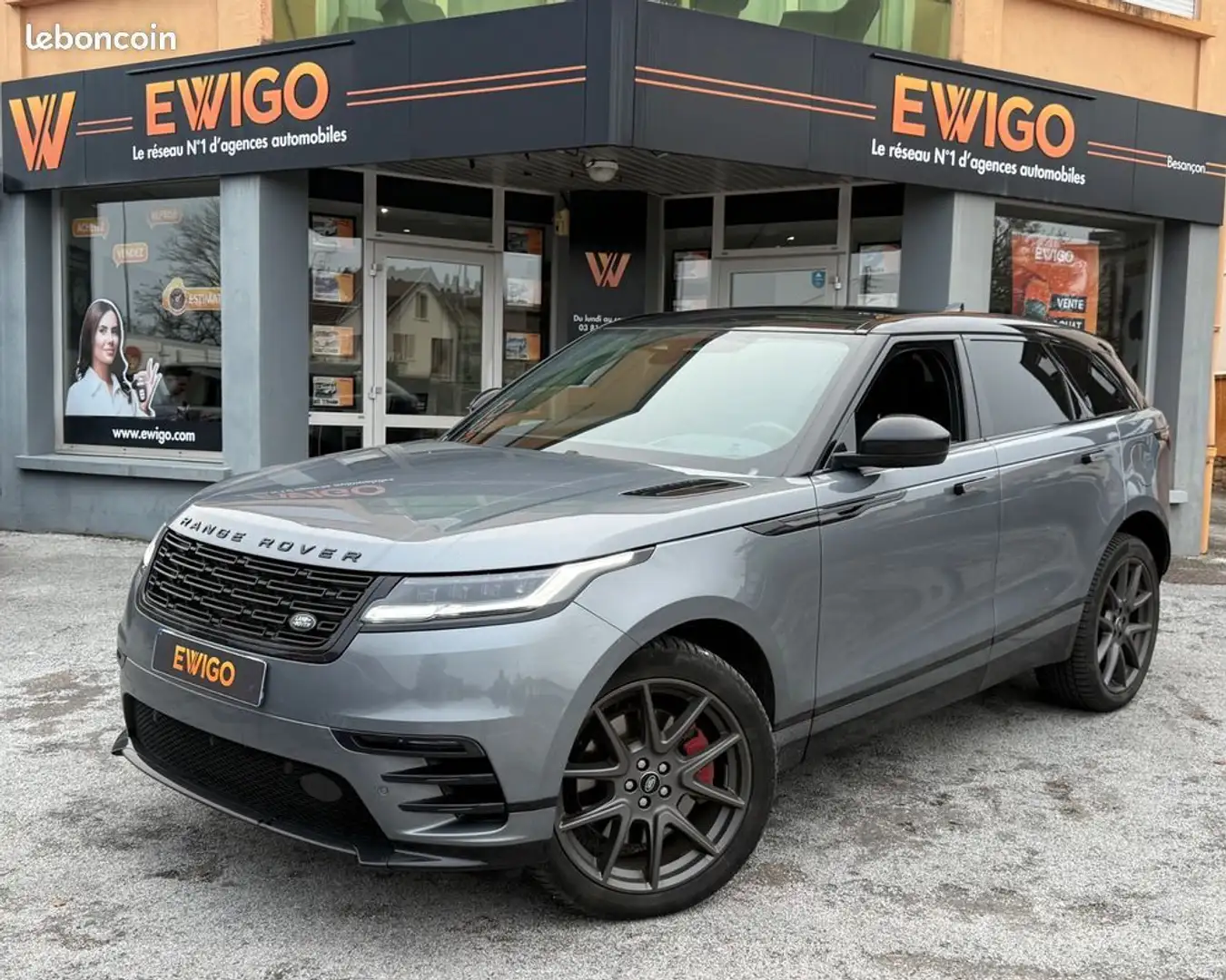 Land Rover Range Rover Velar Land 2.0 p400e 404 h 300 ch phev 4wd hse Gris - 1