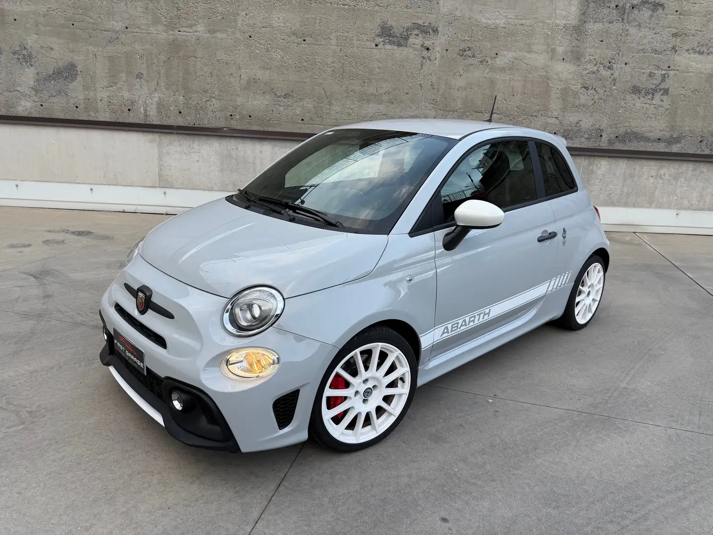 Abarth 595 esseesse 180cv AKRAPOVIC-CARBONIO-SABELT Gris - 1