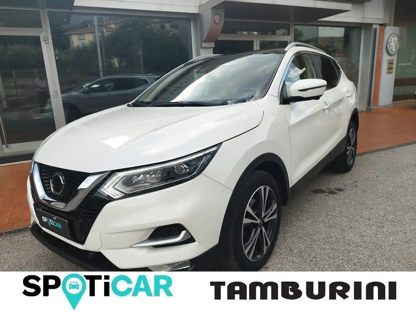 Nissan Qashqai 1.3 DIG-T 140 CV N-Connecta TETTO NAVI Bianco - 1