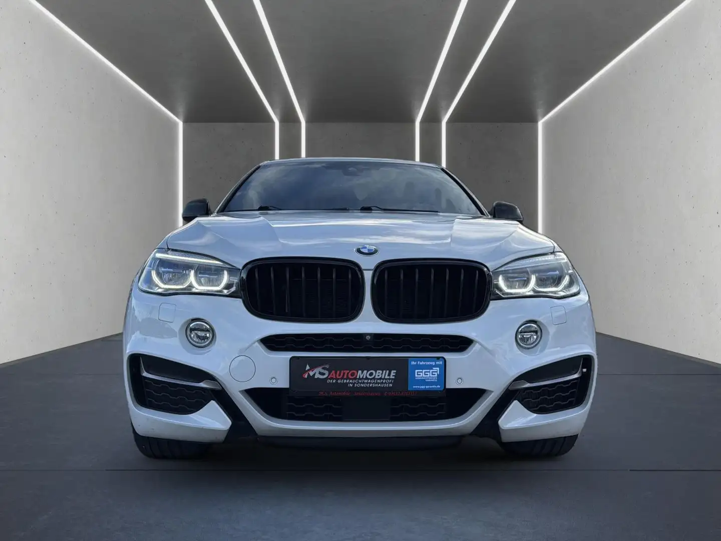 BMW X6 M50d M Sport+LED+B&O+AHK+ACC+HUD+STHZG+SHADOW Blanc - 2