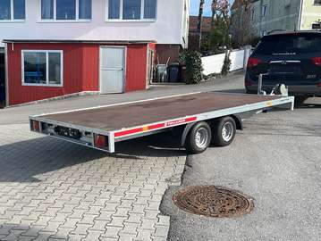 Tandem Plateauanhänger Temared Carplattform