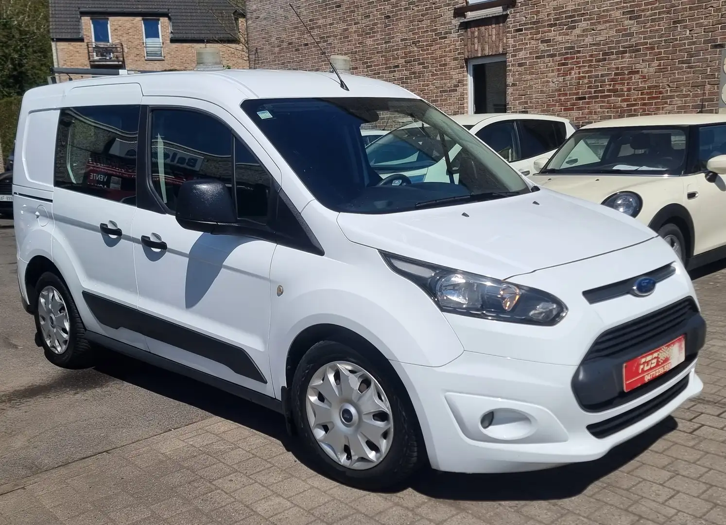 Ford Transit Connect 1.6 TDCi 3 PLACES / AIRCO / CAR PASS / GARANTIE Fehér - 2