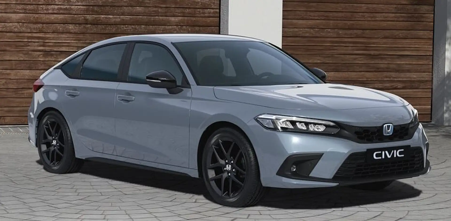 Honda Civic e:HEV 2.0 i-MMD Hybrid Sport Grau - 1
