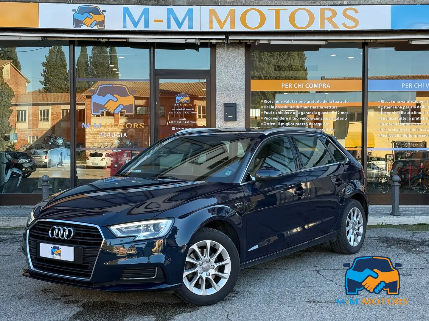 Audi A3 1.4 tfsi g-tron Sport 110cv s-tronic Bleu - 1