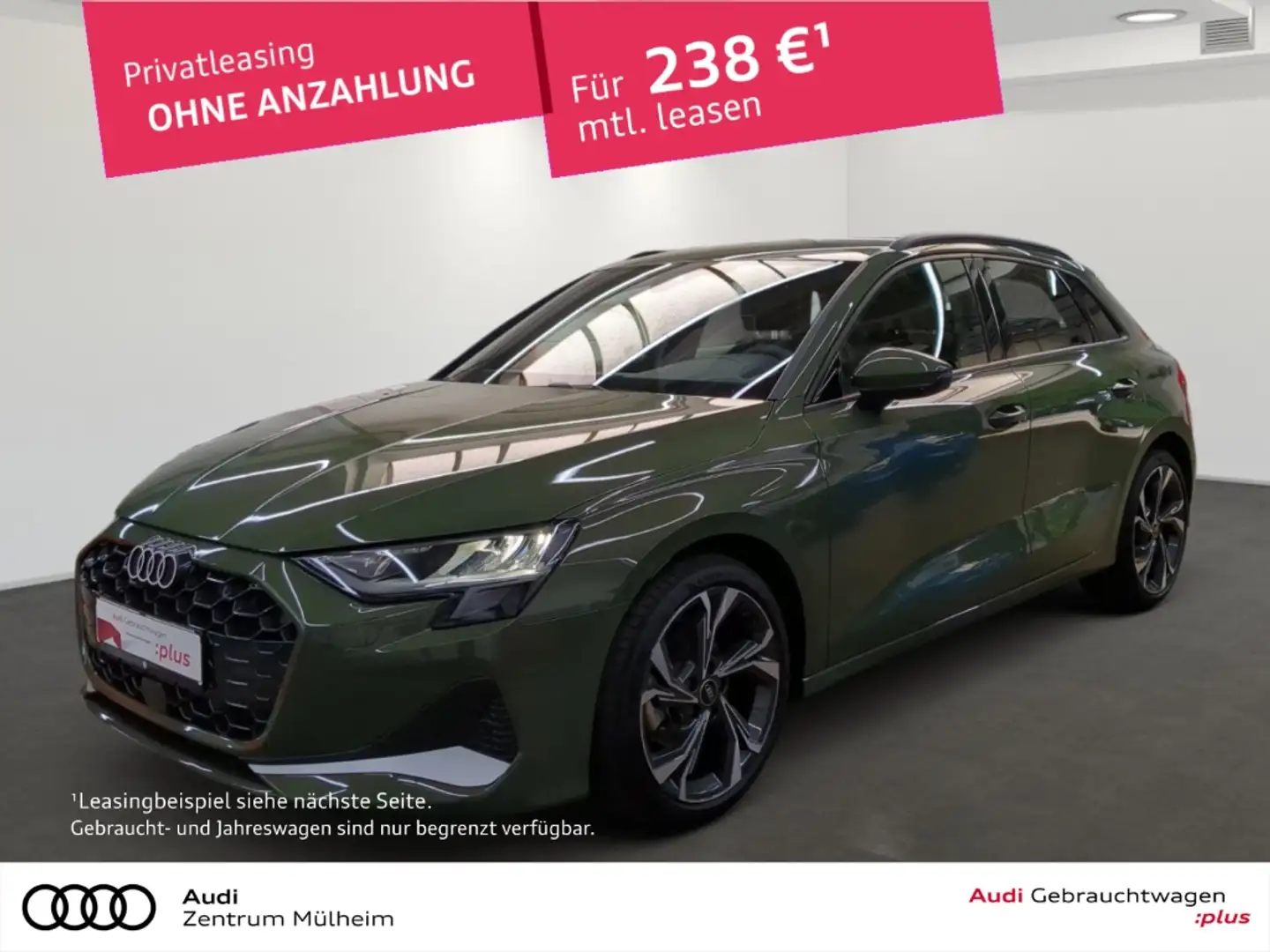 Audi A3 Sportback 30 TFSI Navi LED Rückfahrkamera APS Plus Vert - 1