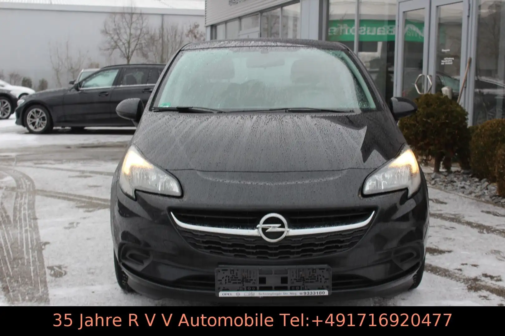 Opel Corsa E 1.3 Edition, 1.Hand, Scheckheftgepflegt Schwarz - 2