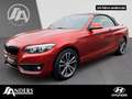BMW 218 i Cabrio Sport Line Navi+SHZ+LED+HARMAN+PDC Oranje - thumbnail 1