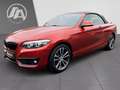 BMW 218 i Cabrio Sport Line Navi+SHZ+LED+HARMAN+PDC Oranje - thumbnail 14