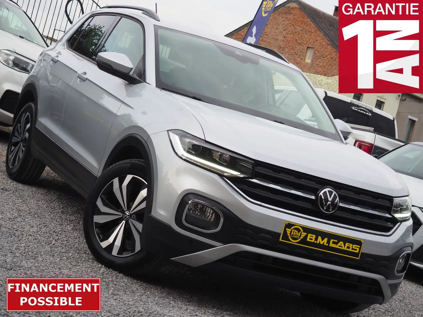 Volkswagen T-Cross 1.0TSI Active FULL DSG7 VirtualCockpit GPS CARPLAY Zilver - 1