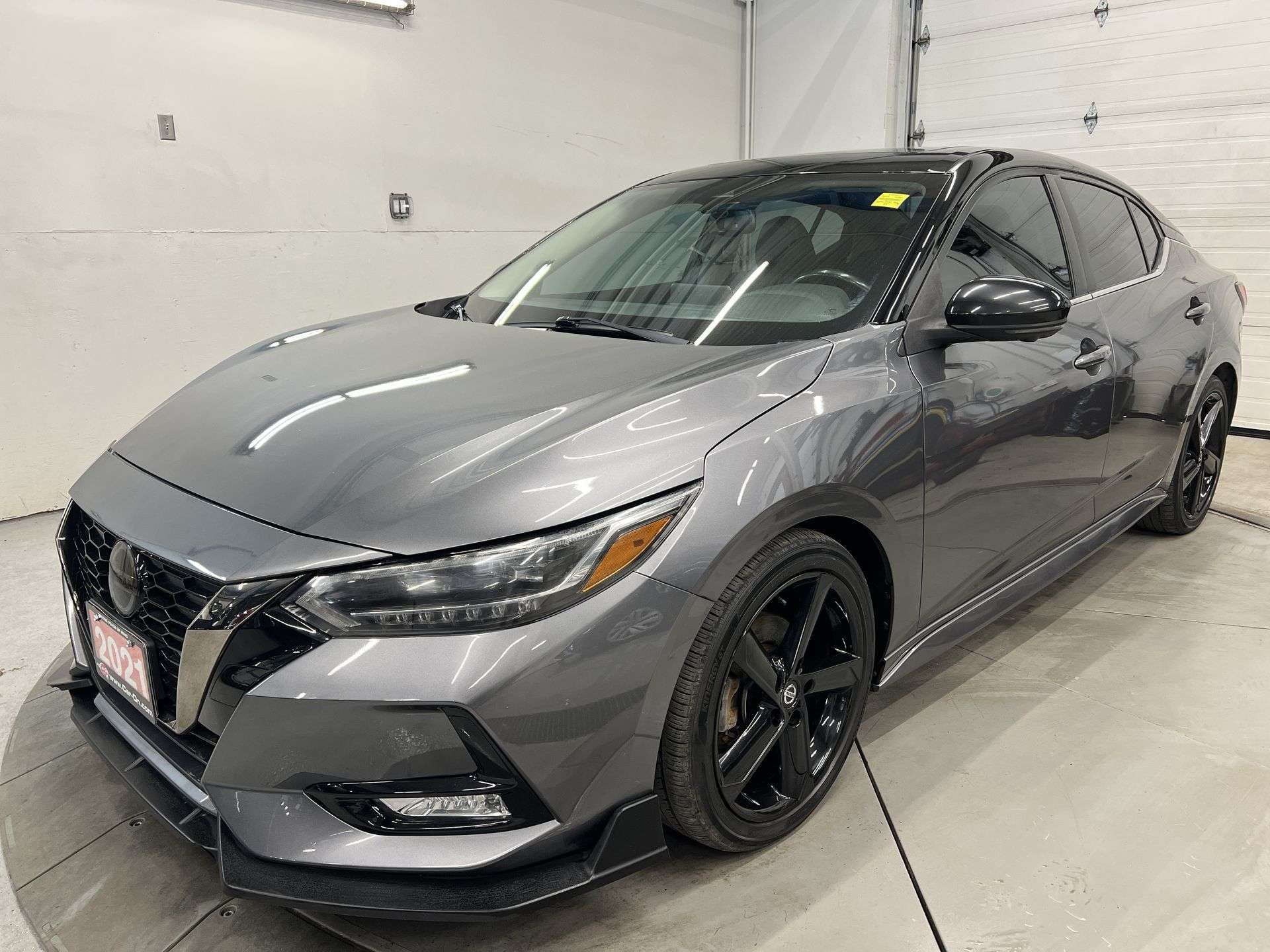 Gray 2021 Nissan Sentra Sedan Front-Wheel Drive Automatic