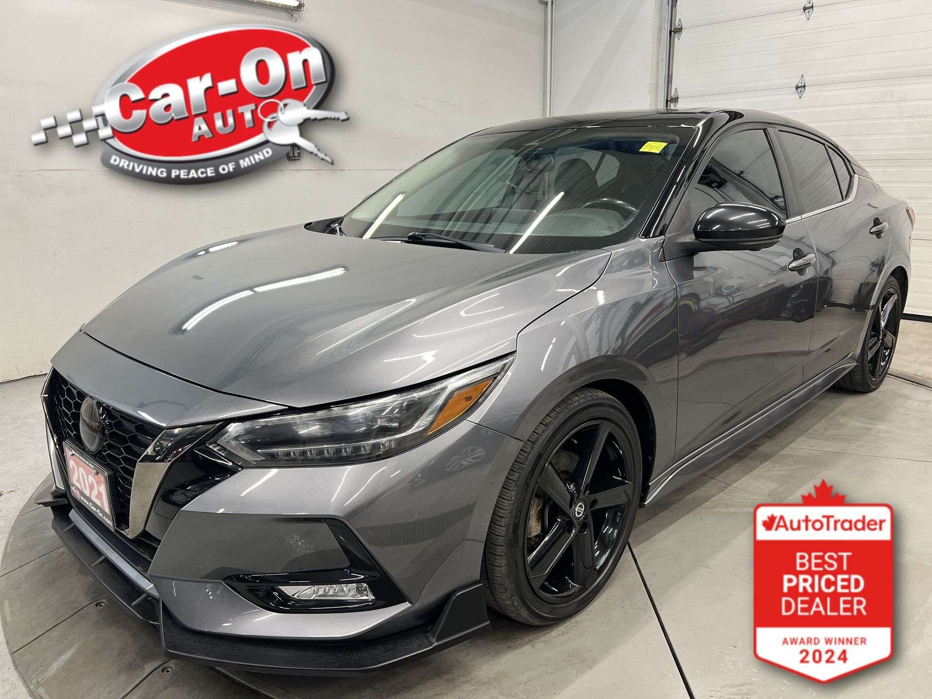 Gray 2021 Nissan Sentra Sedan Front-Wheel Drive Automatic