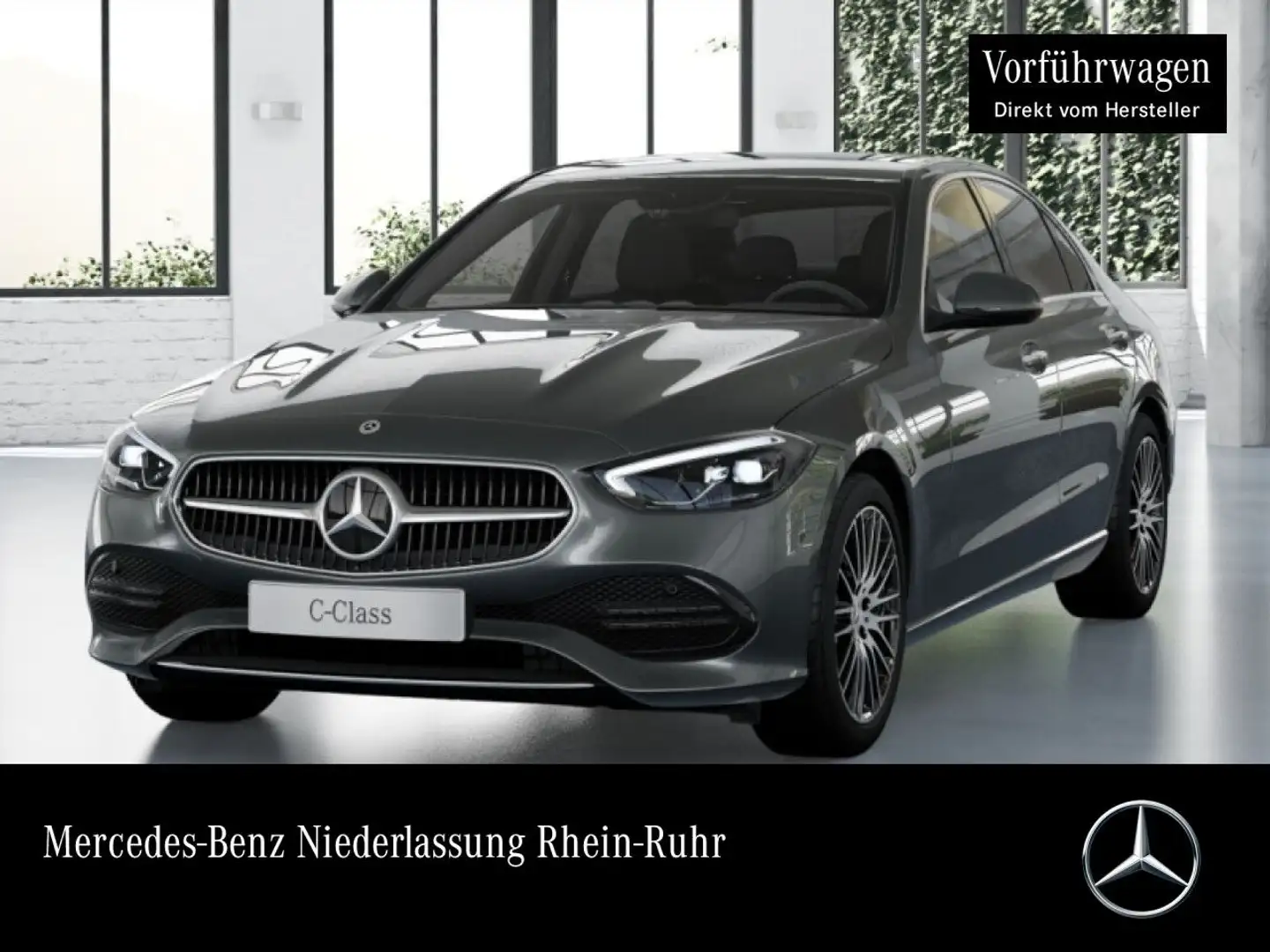 Mercedes-Benz C 180 AVANTG+AHK+LED+KAMERA+TOTW+KEYLESS+9G Grau - 1
