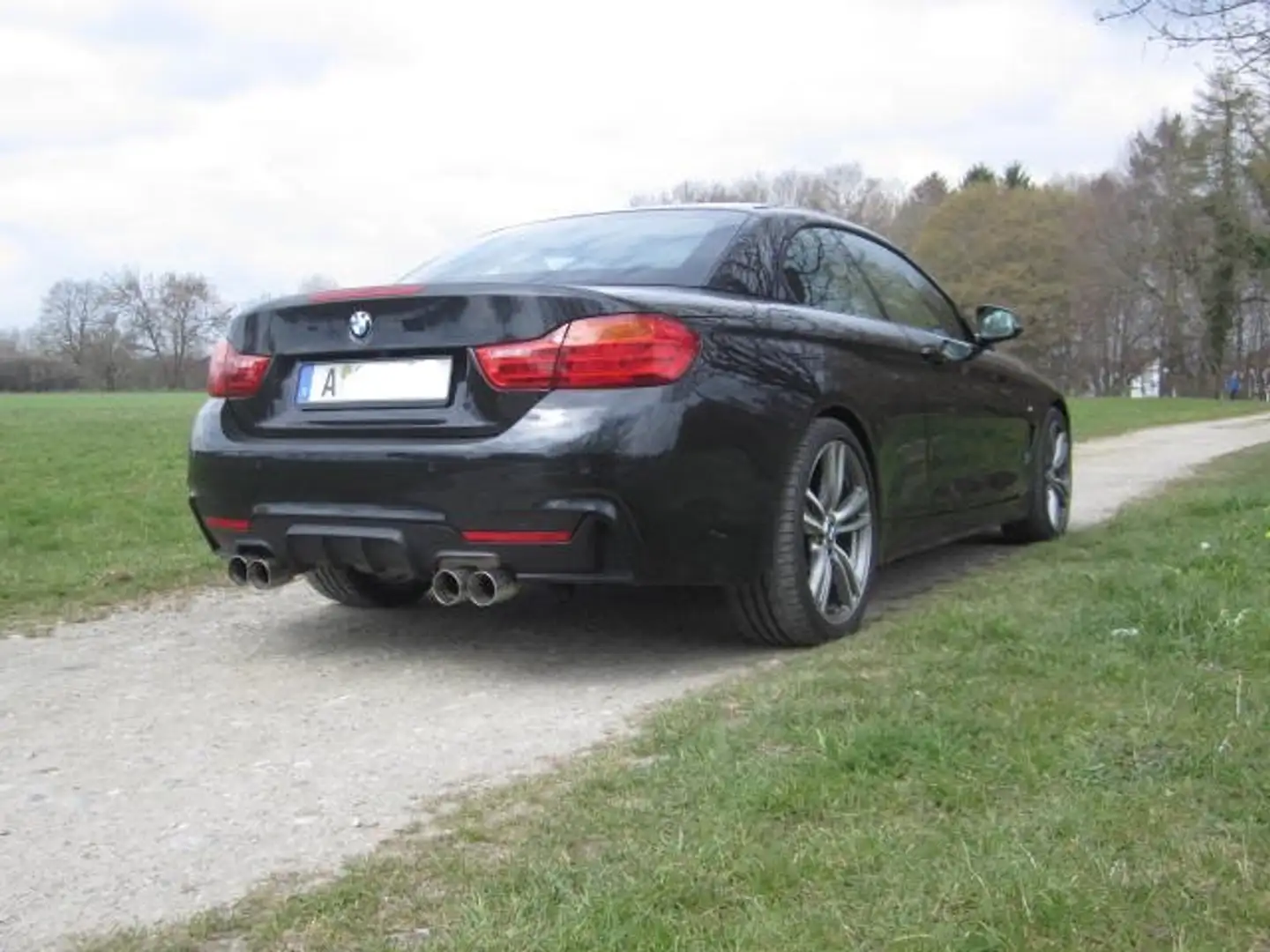 BMW 428 428i Cabrio M-Sport-Aut. eclusive-Vollaust. 4-Rohr Schwarz - 1