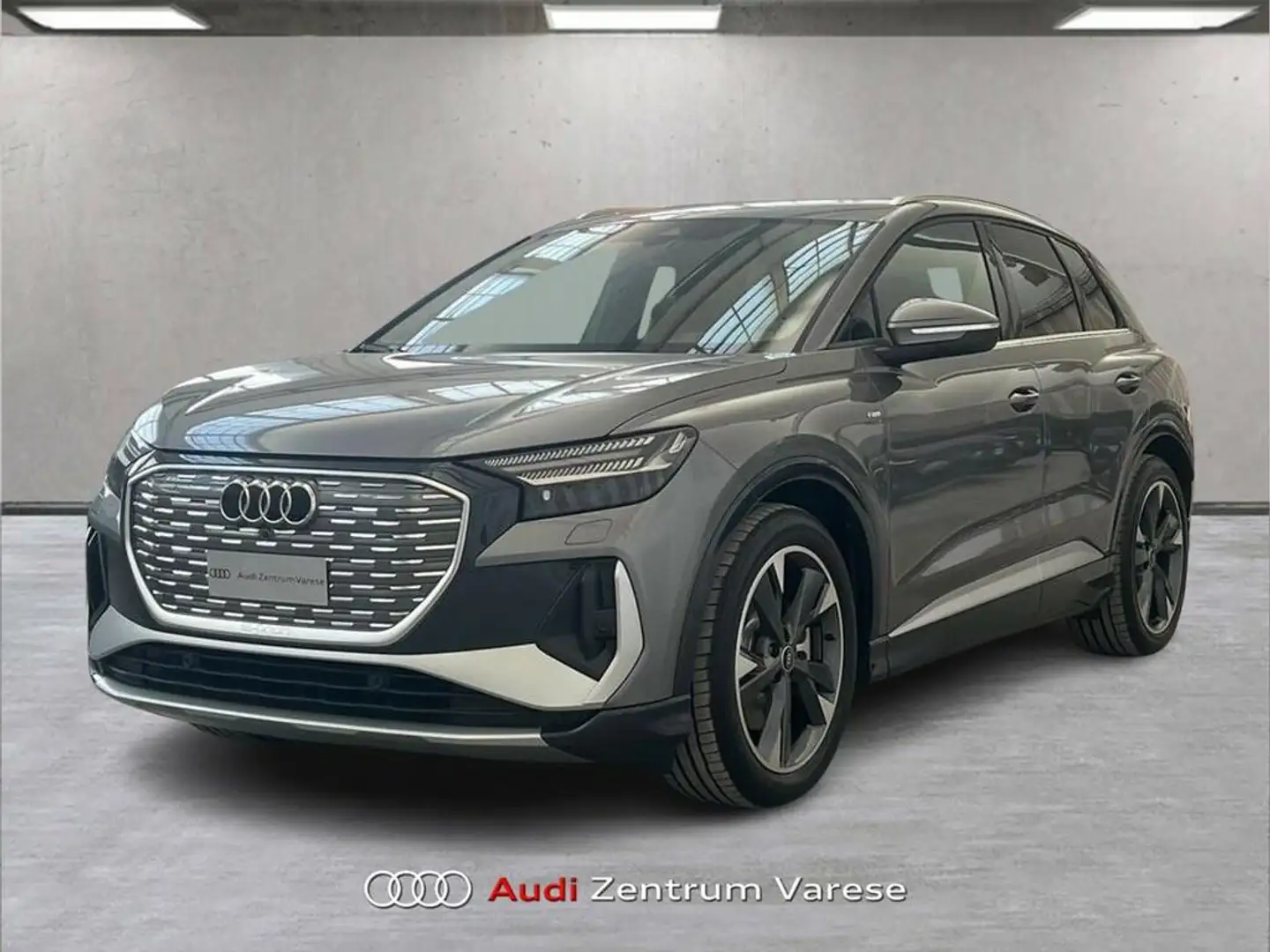 Audi Q4 e-tron 45 S line edition Gris - 1
