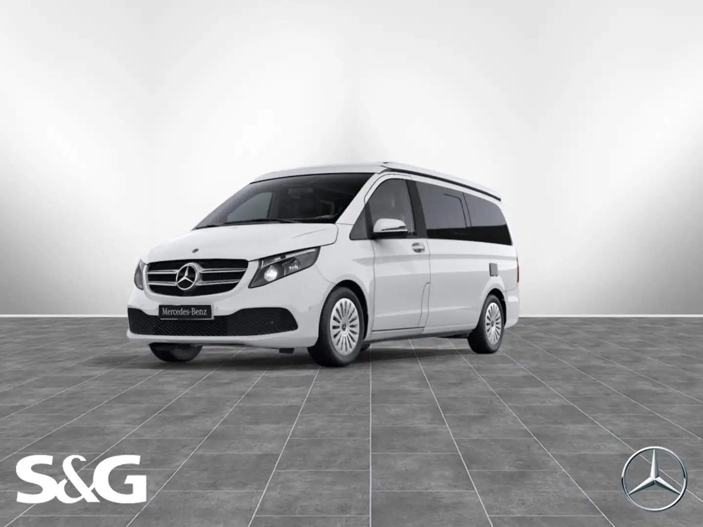 Mercedes-Benz V 250 V250d MarcoPolo Küche Rückam+MBUX Weiß - 1