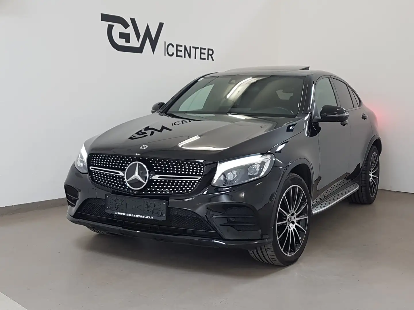 Mercedes-Benz GLC 350 d Coupe 4Matic AMG Line 20" 360° AHK Distronic Schwarz - 1
