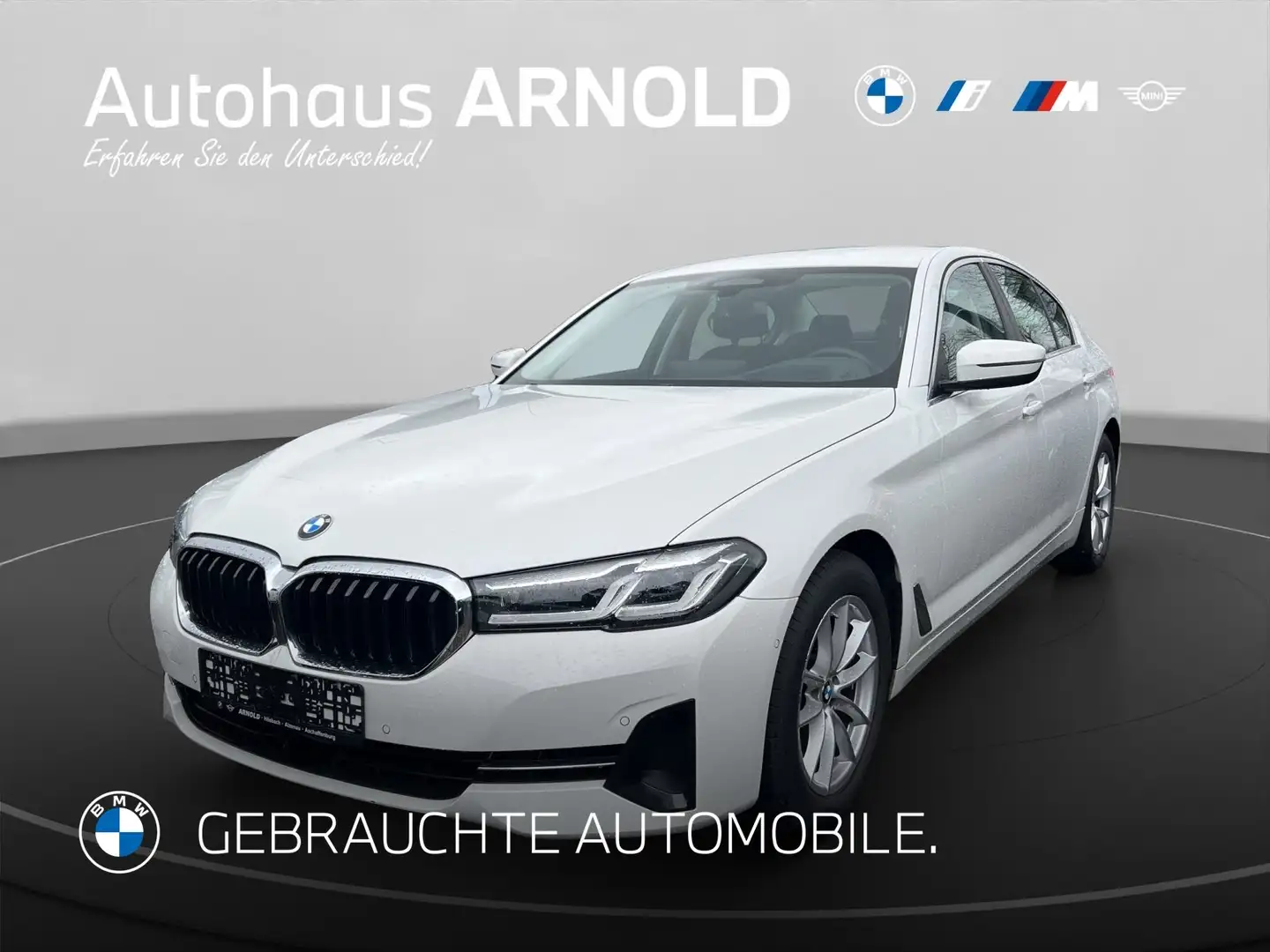 BMW 520 i Limousine Head-Up DAB LED WLAN Klimaaut. Blanc - 1
