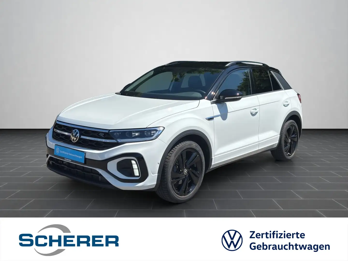 Volkswagen T-Roc R line 1.5 TSI DSG LED+ NAVI AHK EPH ACC Weiß - 1