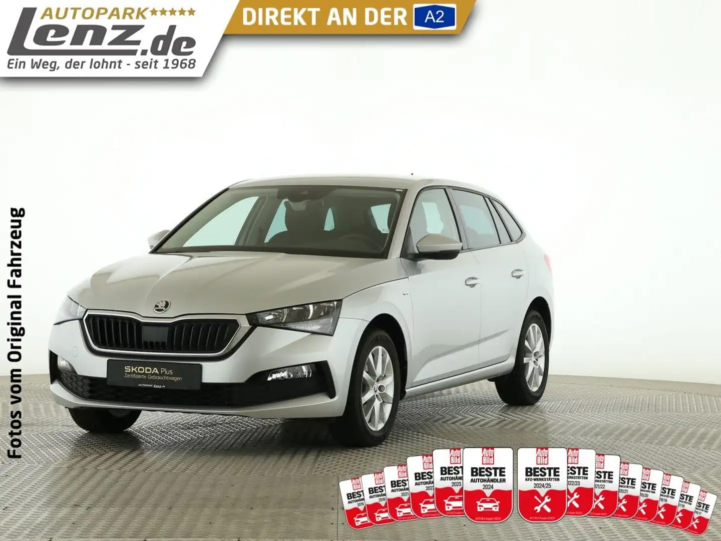 Skoda Scala Drive LED Navi Kamera Smartlink FSE PDC LM Silber - 1
