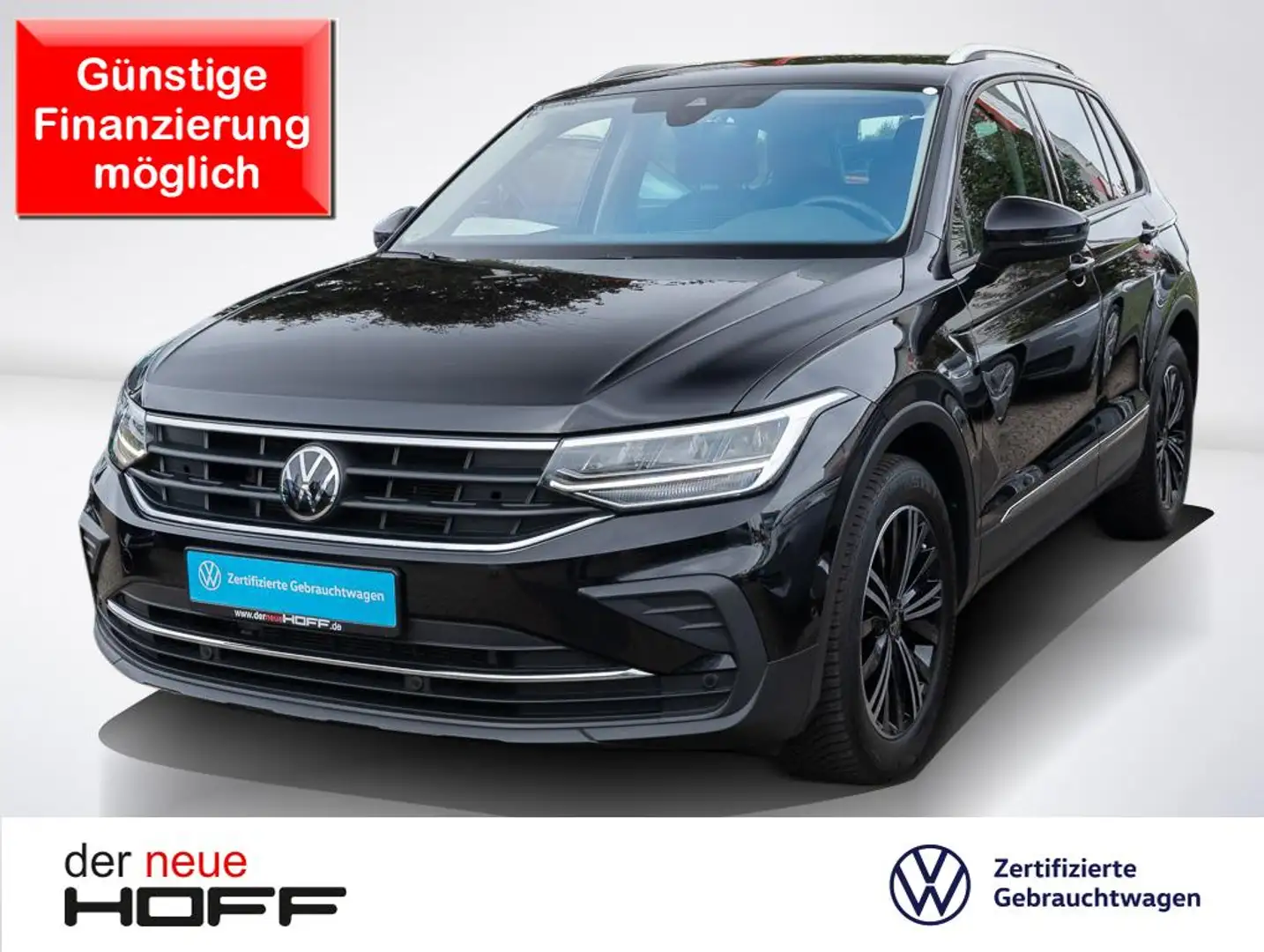 Volkswagen Tiguan 1.5 TSI DSG Active Kamera beh.Scheibe Navi Noir - 1