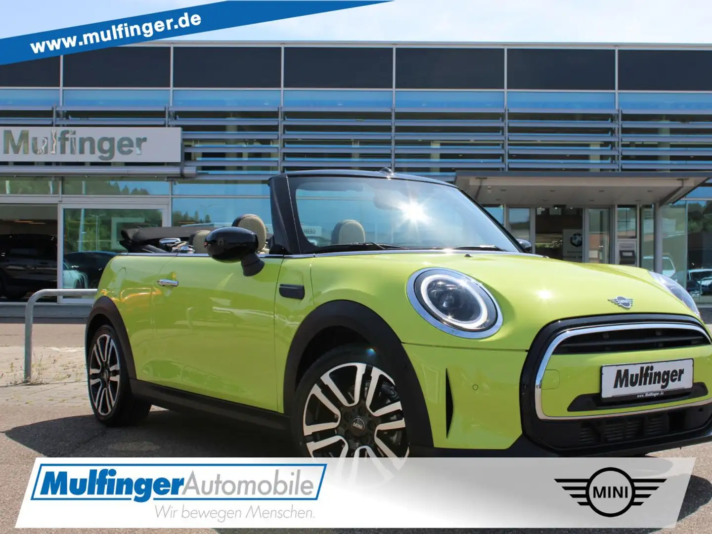 MINI Cooper Cabrio Sports.Navi LED Temp. Sitzh. PDC Jaune - 1