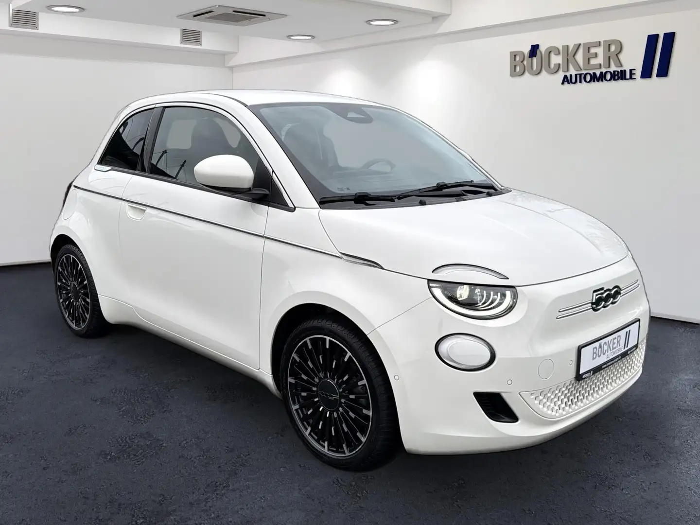 Fiat 500e Lim. Icon 42 kWh LED TWA SHZ ALLWETTER Navi Blanc - 2