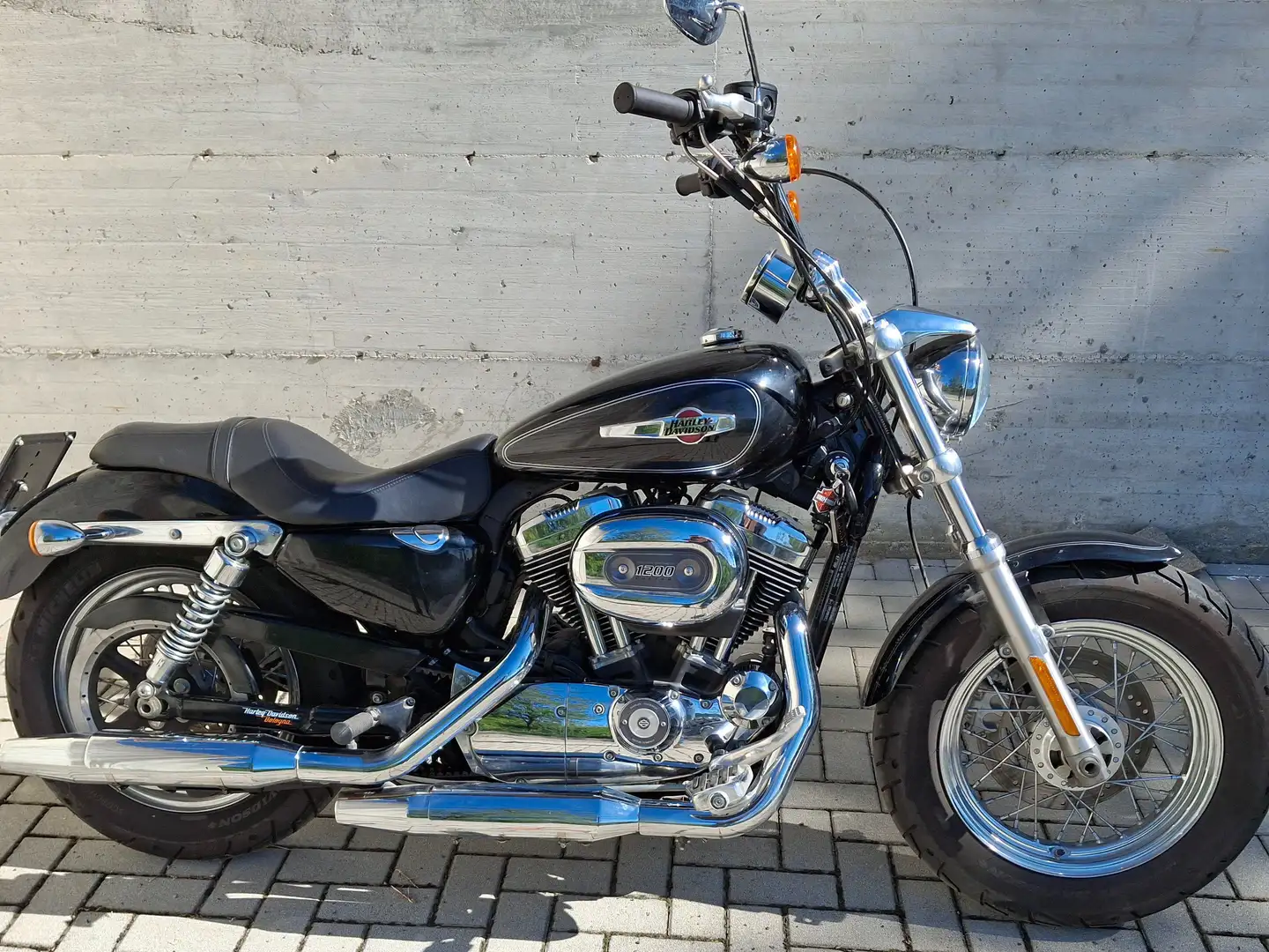 Harley-Davidson 1200 Custom Soprtster Nero - 2