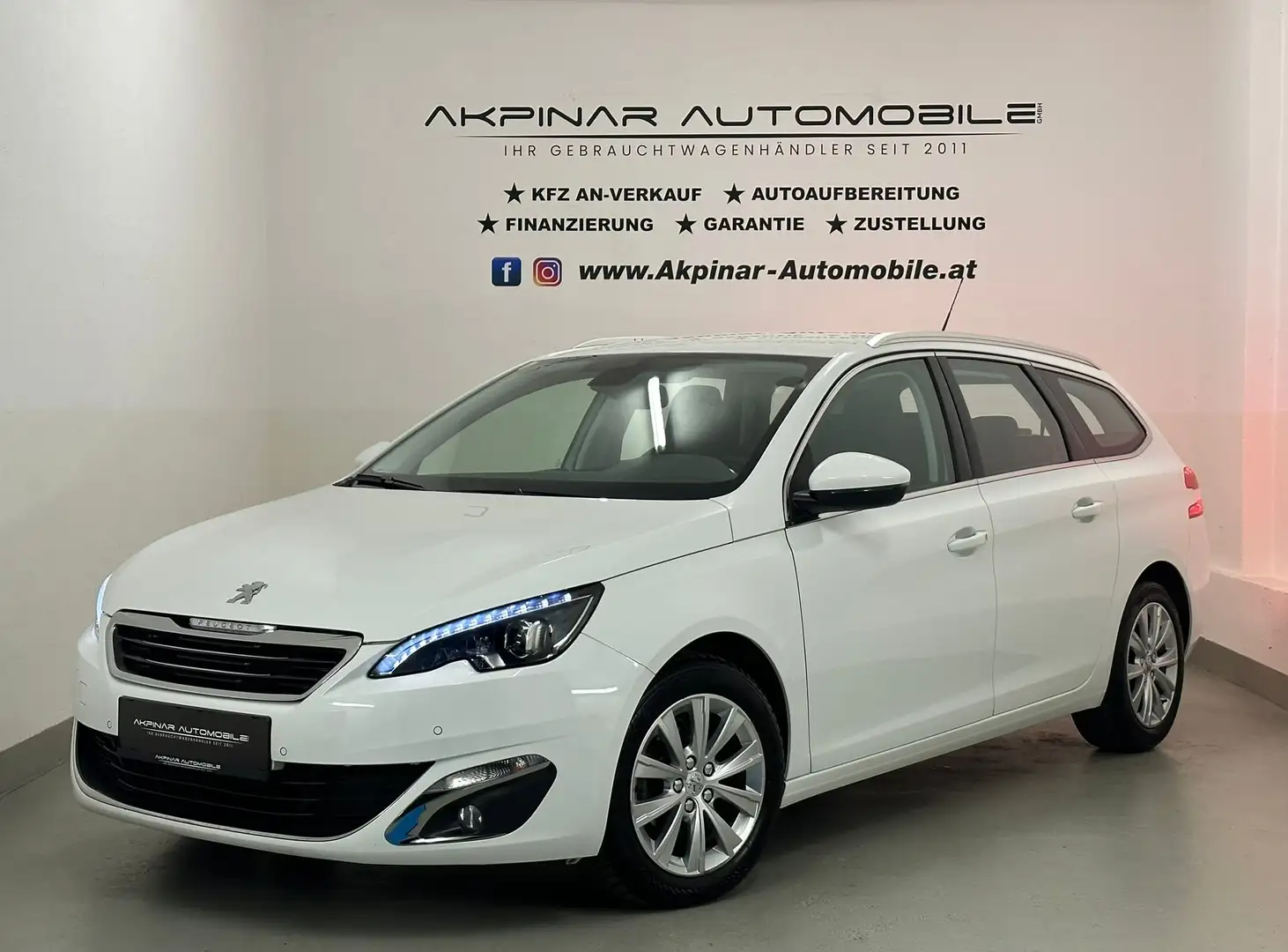 Peugeot 308 SW 1,6 BlueHDi 100 Allure NAVI - LED - SHZ Weiß - 1