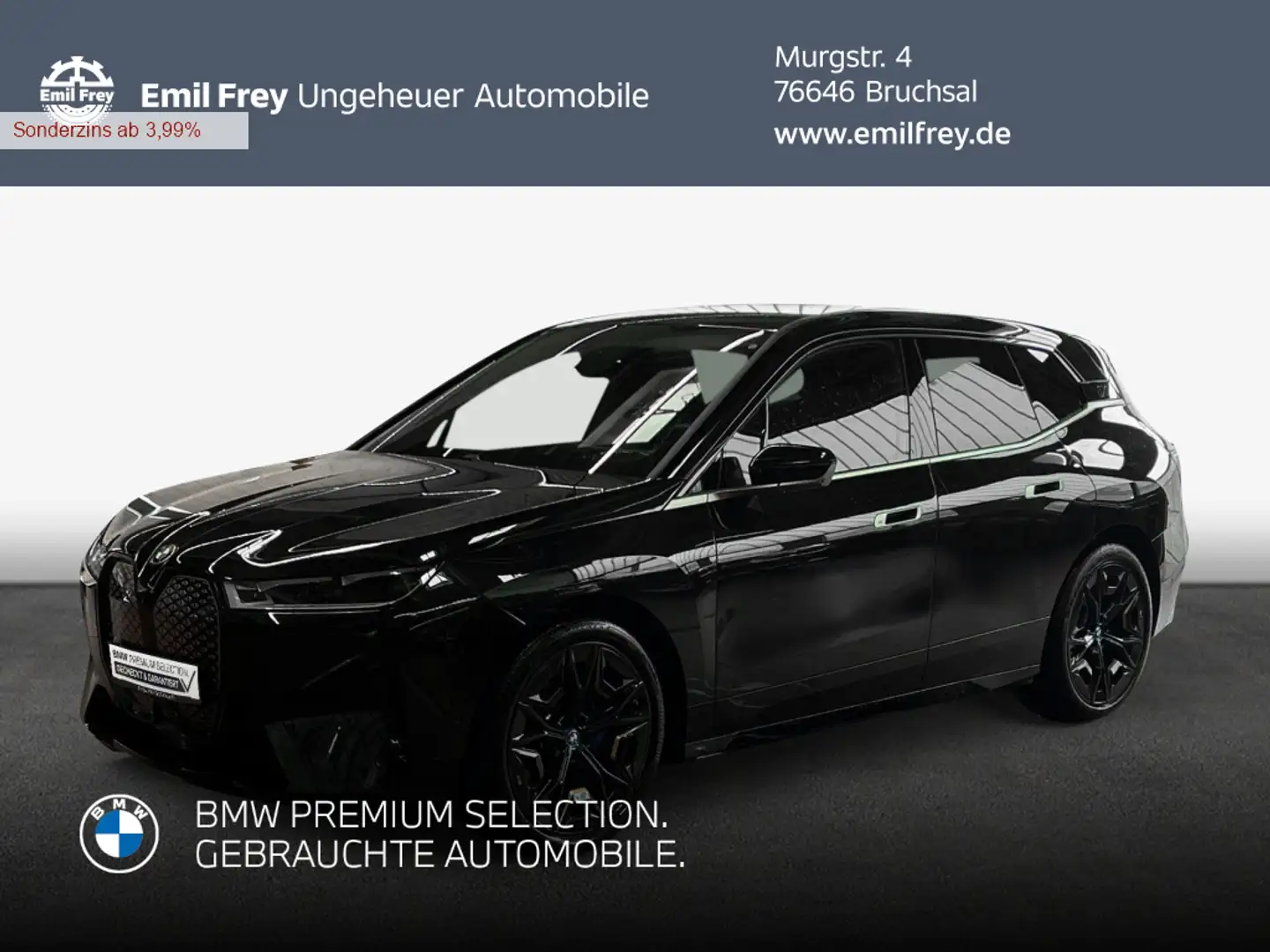 BMW iX xDrive40 *H/K*SHZ* Czarny - 1