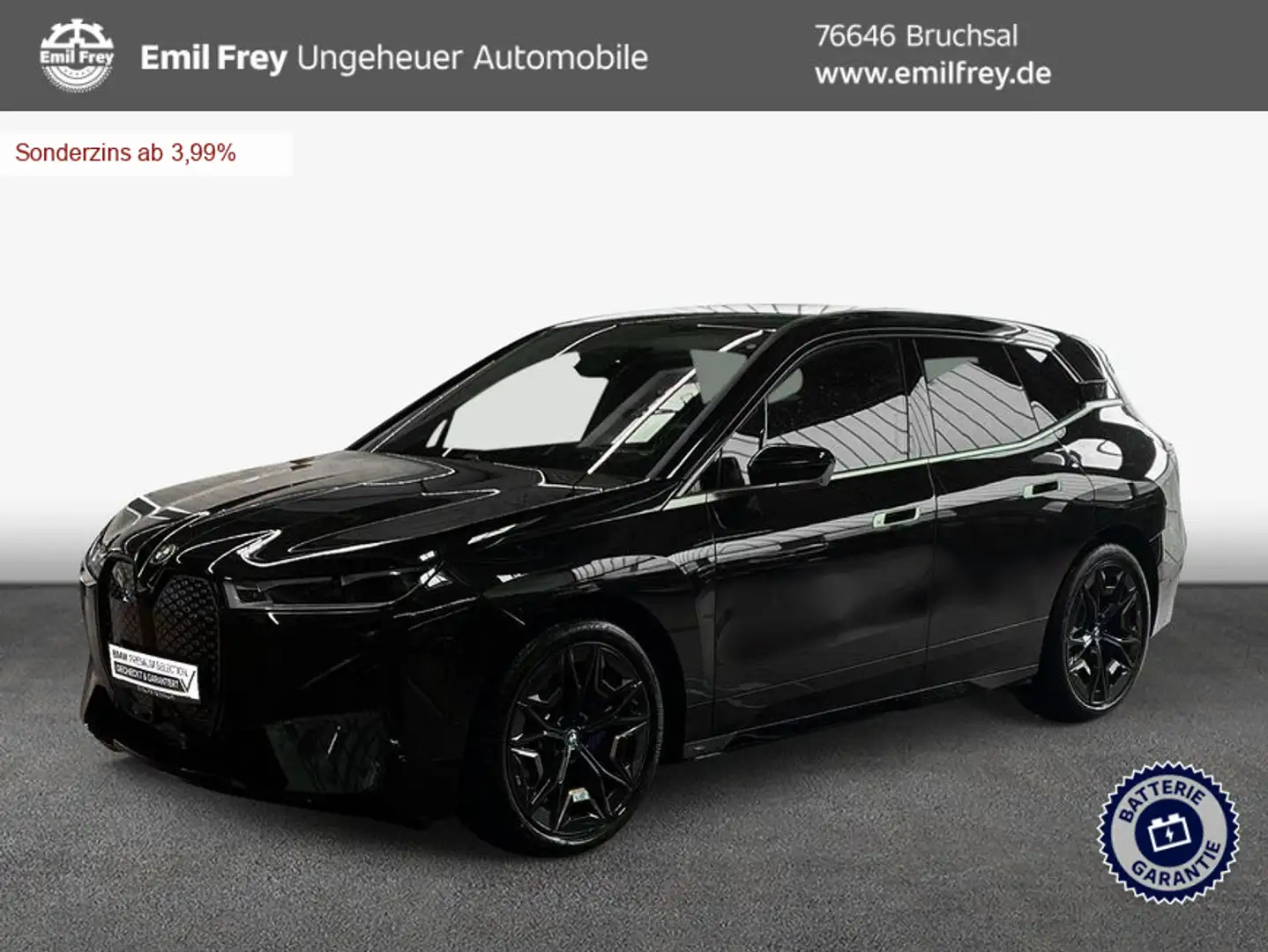BMW iX xDrive40 *H/K*SHZ* Schwarz - 1