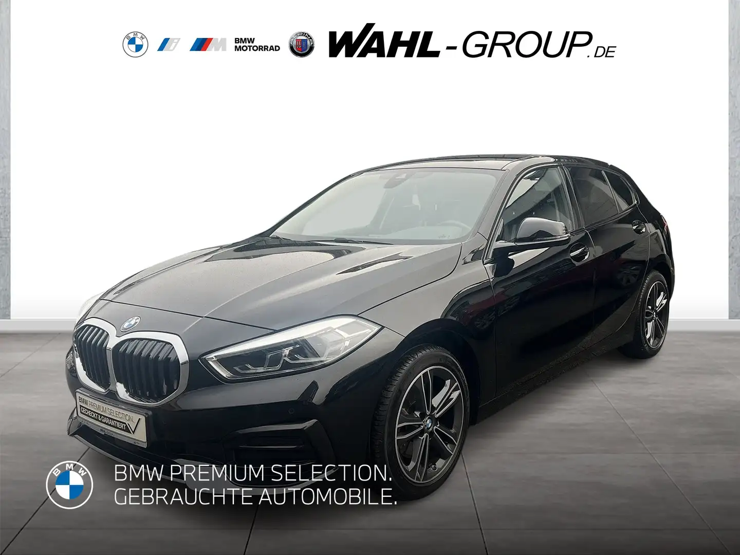 BMW 118 i Sport Line Navi LED ActiveGuard+ PDC SHZ Schwarz - 1