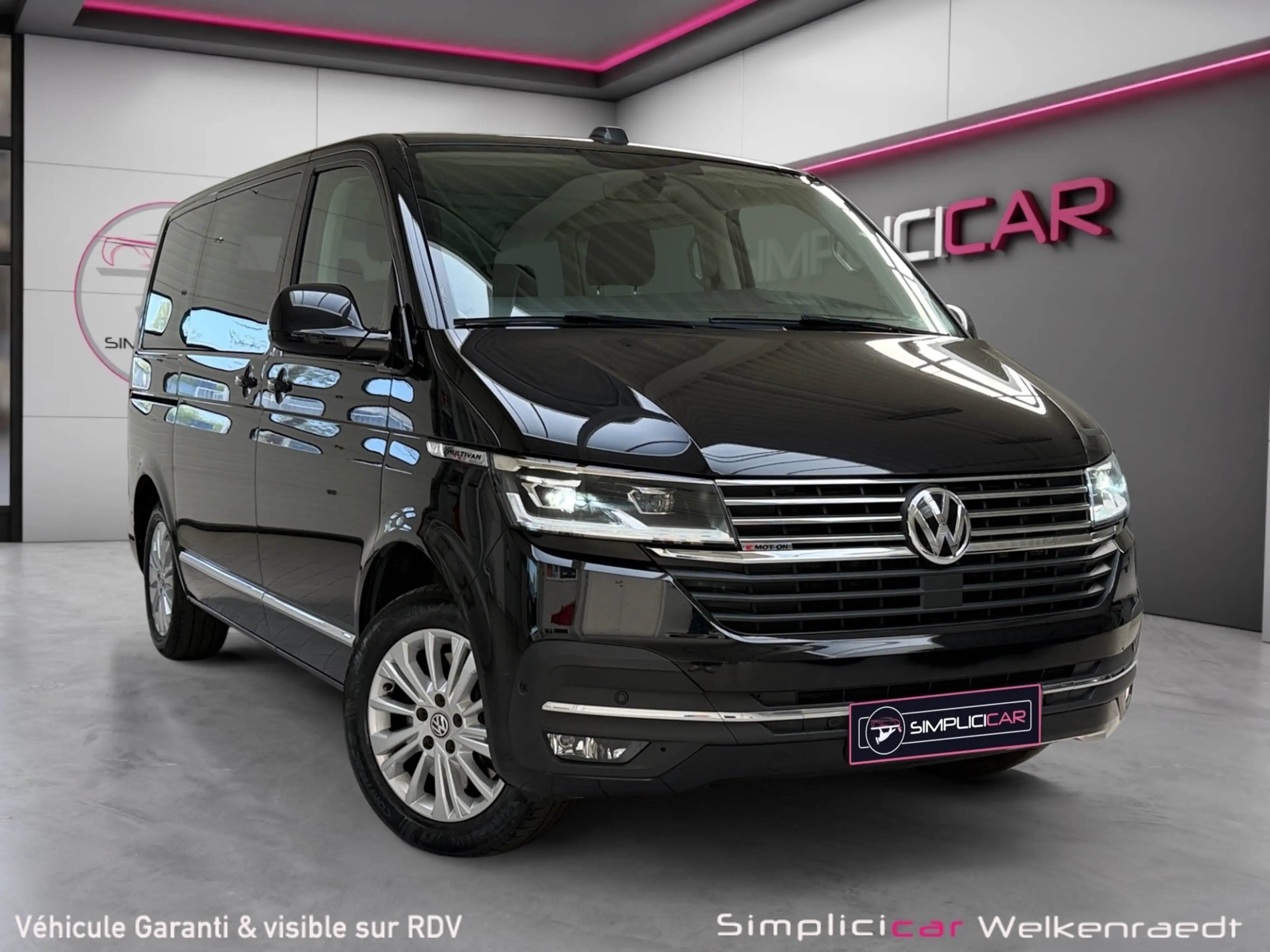 Volkswagen T6.1 Multivan HighLine 2.0 TDI DSG 4 MOTION-CARPLAY-CUIR-PDC-REGUL/LIM-GARANTIE JUSQU'A 36 MOIS