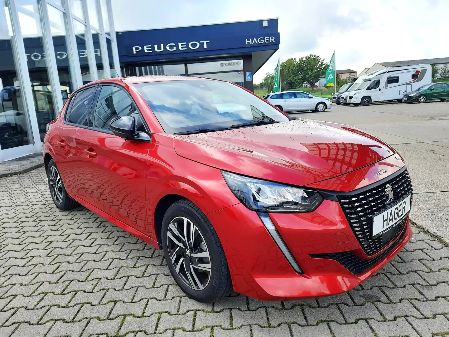 Peugeot 208 Allure Pack 100 MirrorScreen DAB SiHeiz EPH Kamera Rot - 1