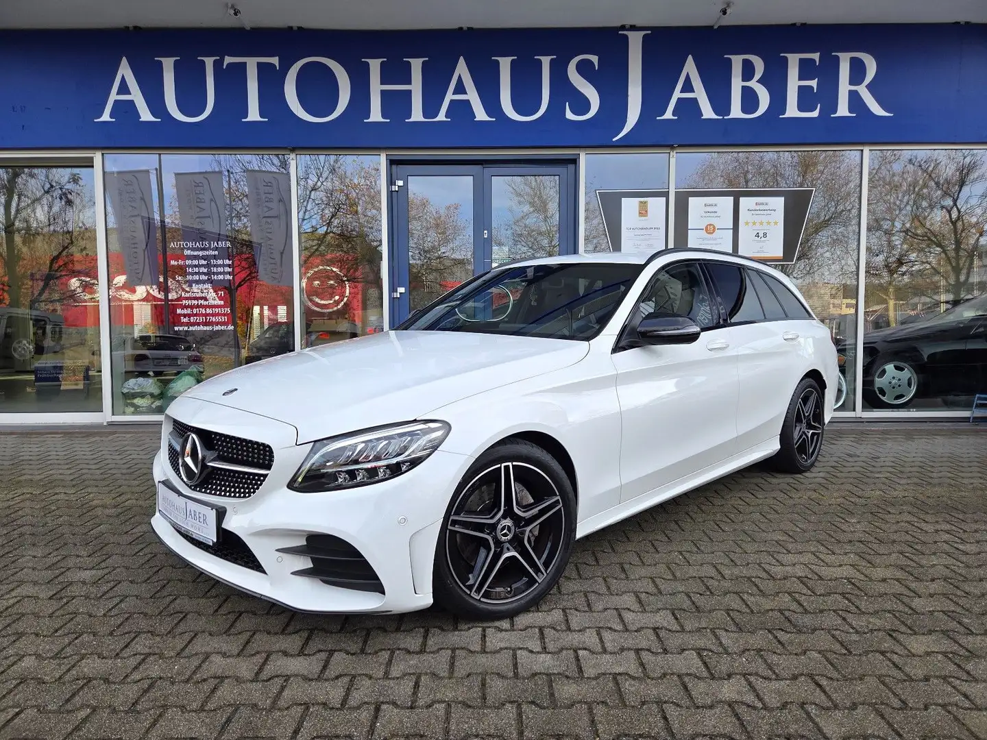 Mercedes-Benz C 180 T AMG Line WIDESCREEN NIGHT LED Weiß - 1