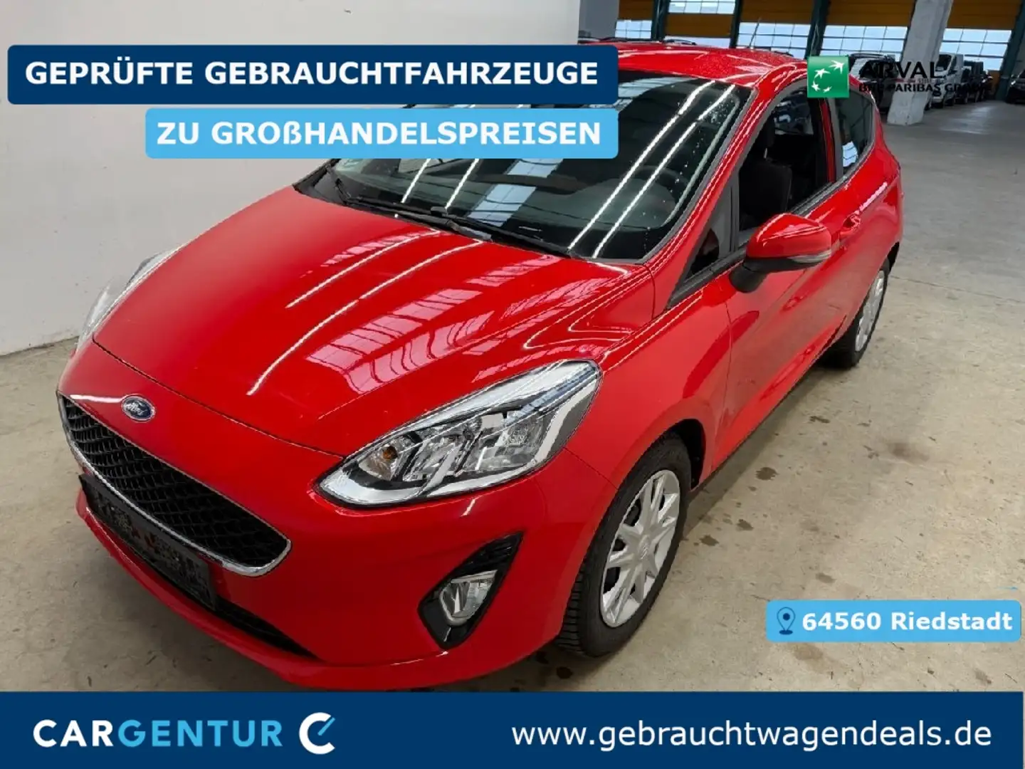 Ford Fiesta 1.1 Cool&Connect Lane Navi PDC Rouge - 1