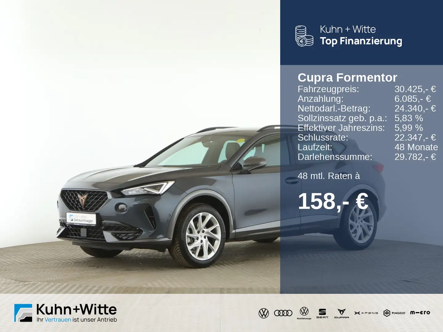 CUPRA Formentor 1.5 TSI *VC*ACC*RFK*LED*Navi*SHZ*Klima Schwarz - 1
