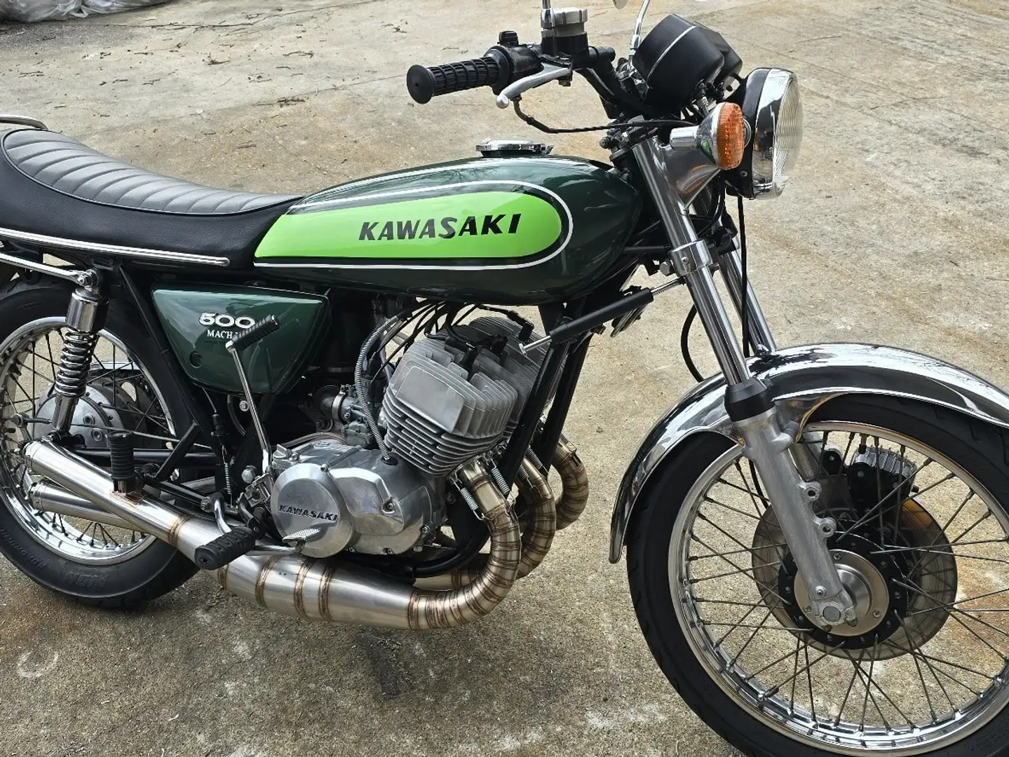 Kawasaki 500 H1 Зелений - 2