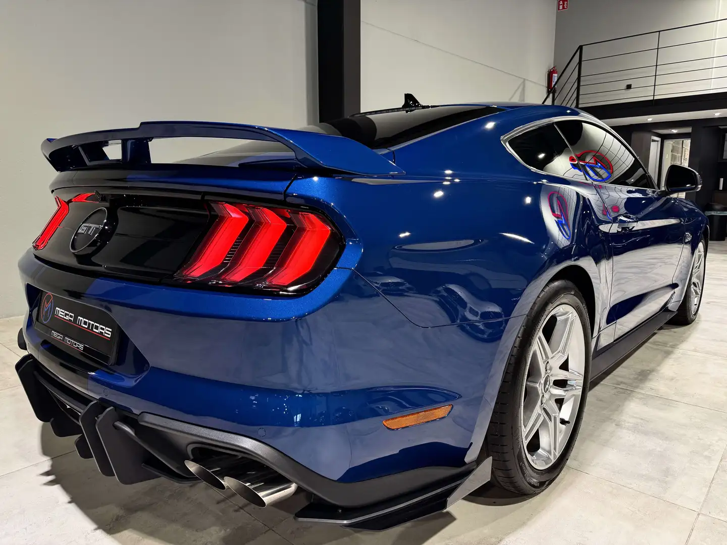 Ford Mustang 5.0i V8 450CV GT\ 06/2023 44.000KM RECARO Bleu - 2