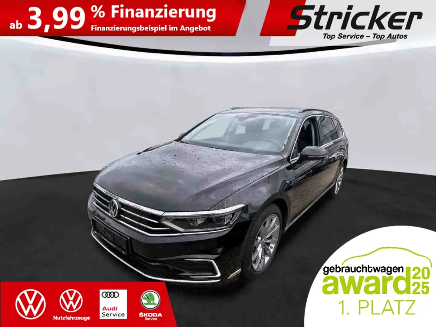 Volkswagen Passat Variant GTE 1.4TSI DSG 296,-ohne Anzahlung AHK Standh. Dy Schwarz - 1
