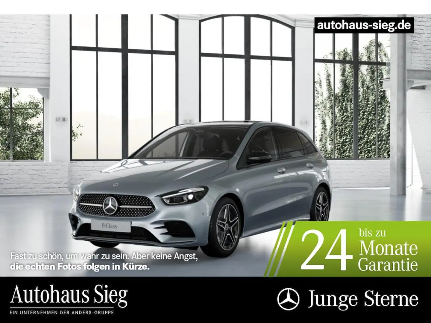 Mercedes-Benz B 250 4M AMG PREMIUM PLUS+Dist+Key+36+HUD+M-BEAM Silber - 1