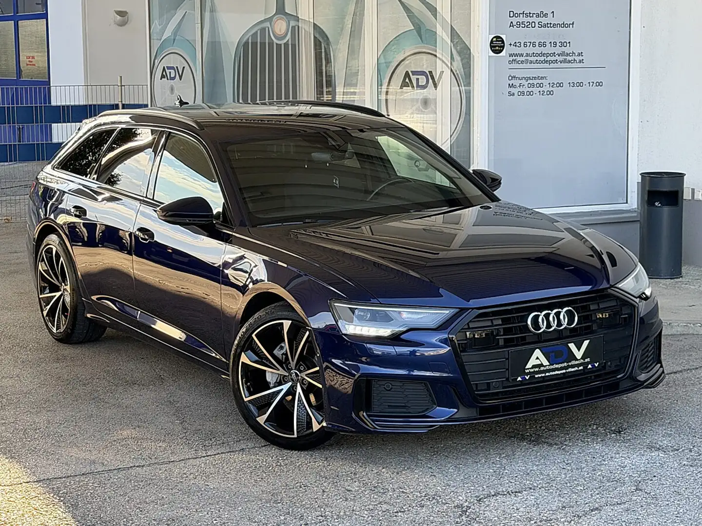 Audi A6 S-Line Black Edition 40 2.0 TDI Avant Sport Blau - 2
