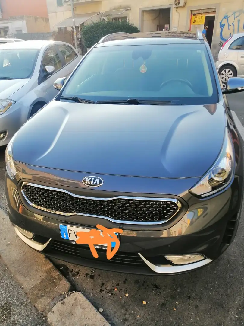 Kia Niro Niro I 2017 1.6 gdi hev Style dct my18 Grigio - 1