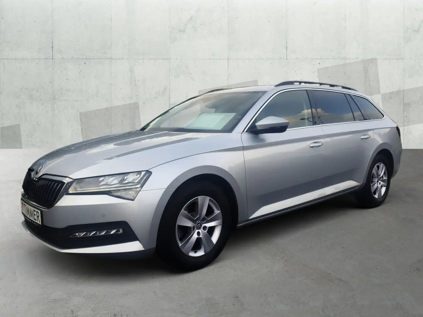 Skoda Superb Combi 2.0 TDI DSG *LED *ACC *APP *NAVI *ALU *DAB Silber - 2