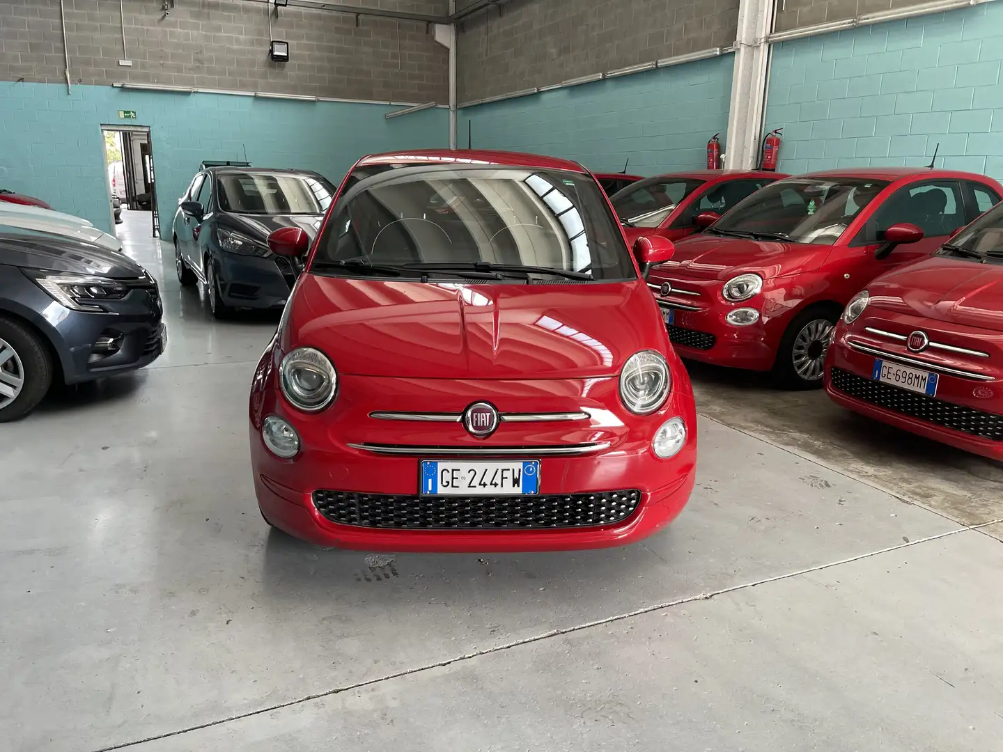 Fiat 500 500 1.0 hybrid Lounge 70cv Rood - 2