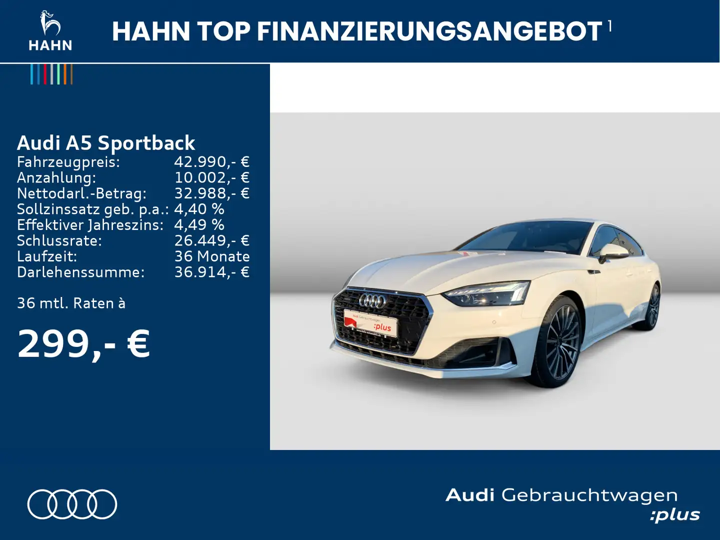 Audi A5 40 TDI qua advanced S tronic Matrix Weiß - 2