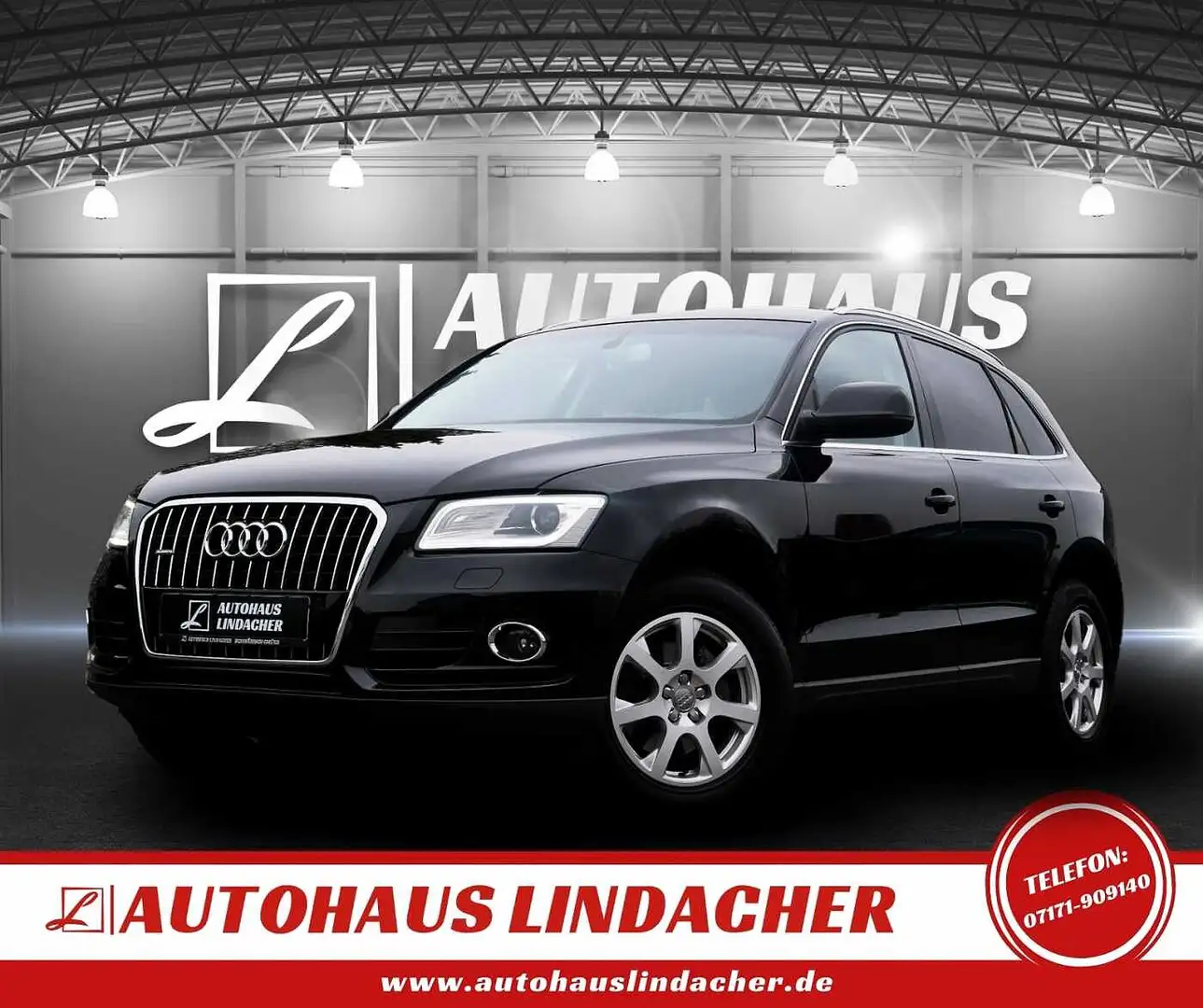 Audi Q5 2.0 TFSI quattro | Navi | Teilleder | AHK Negru - 1