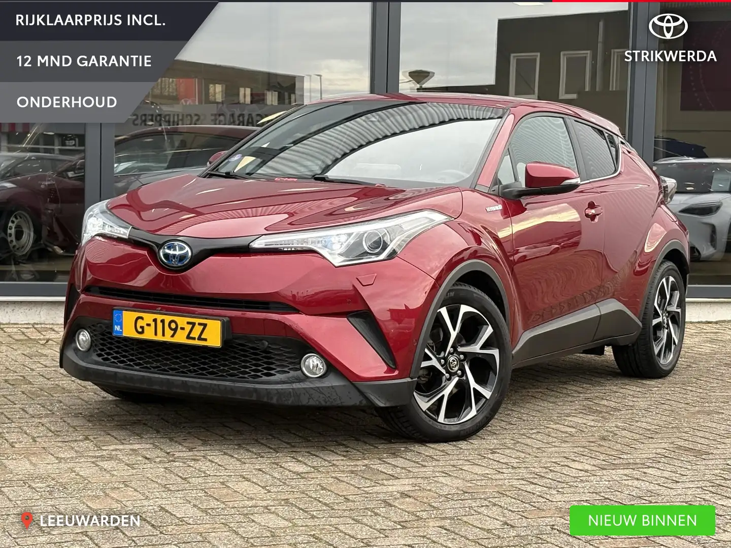 Toyota C-HR 1.8 Hybrid Business Intro | Trekhaak | Dodehoek se Rood - 1