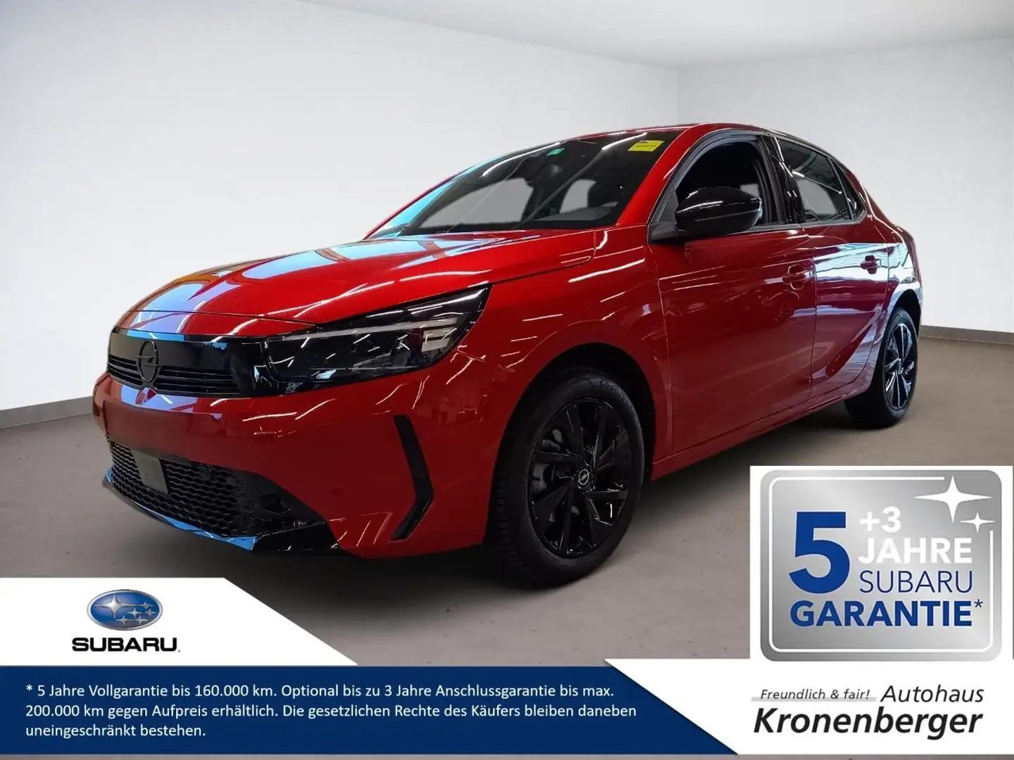 Opel Corsa F GS - PDC Vorne + Hinten +Rückfahrkamera Rot - 1