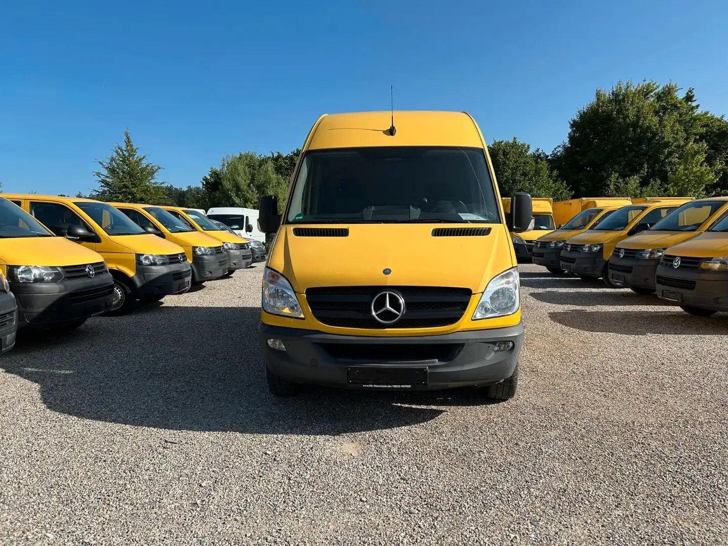 Mercedes-Benz Sprinter L2H2/lang und hoch/ Tempomat/Radio Gelb - 2
